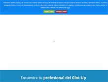 Tablet Screenshot of glot-up.com